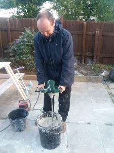 Mixing the slip up